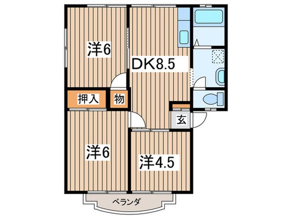 メゾン蓮正寺の物件間取画像